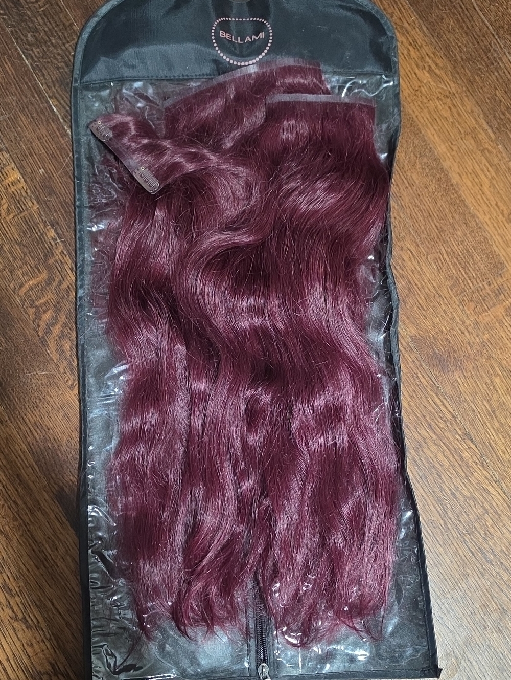 BELLAMI Silk Seam™ 20” Clip-In Hair Extensions – Mulberry Wine #510